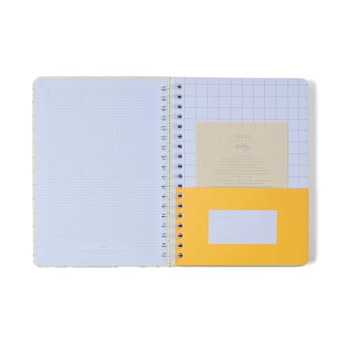 Caderno Espiral Kemily Pautado 17X24 Desperte Off White 160 Fls, Cicero