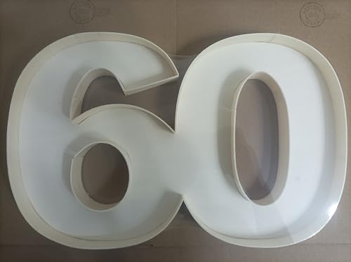 Caja de números articulada rellenable 60