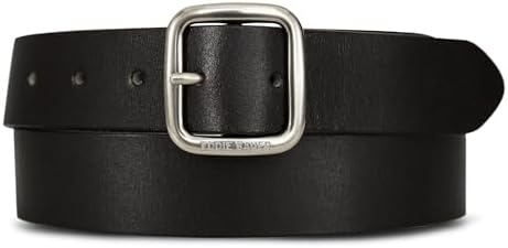 Eddie Bauer Women's Casual Leather Belts with Durable Metal Buckl...