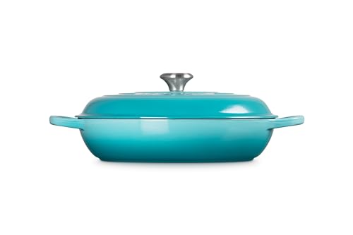 Le Creuset Emailliertes Gusseisen-Schmorpfanne, 5 l, Karibik