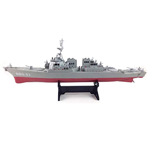 Distruttore Missilistico Guidato Modello di Nave Giocattoli Statici Banco di Mostra Modello di Nave da Guerra Giocattoli Educativi DIY Hobby per Bambini