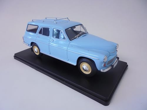 Miniatura coleccionable coche 1:24 FSO Warszawa 223 Kombi miniatura 5