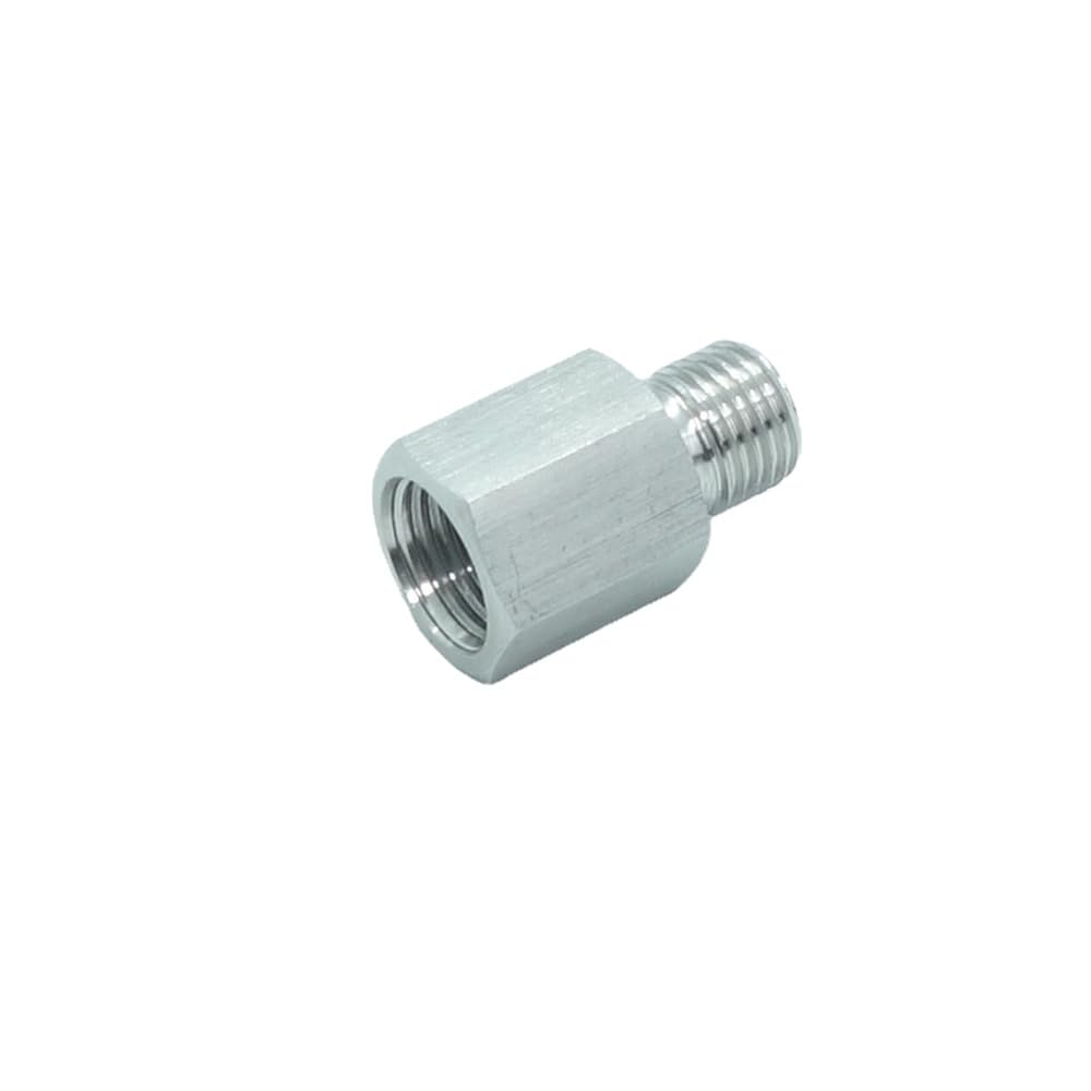 2 Pcs 1/4" NPT Pipe Female X M12X1.25 Male Metric Adapter Fitting Oil Fuel Air Stainless Steel 304