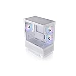 Thermaltake View 170 TG ARGB Snow Micro-ATX Case; 3x120mm ARGB Fans Included; Supports Up to 280mm Radiator; Front & Side Dual Tempered Glass Panel; CA-1Z4-00M6WN-00; 3 Year Warranty - Image 5