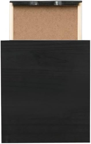 Miniatura 9 de Linon Callie - Armario de almacenamiento de madera con seis cajones, multiusos, color negro