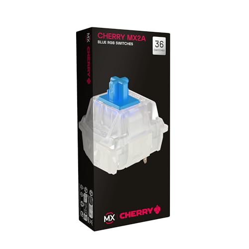 CHERRY MX2A RGB Blue Switch Kit, 36 Mechanical Keyboard...