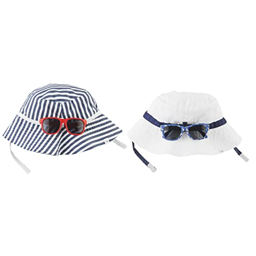 Mud Pie Boys' Baby Sun Hat and Sunglasses Set4