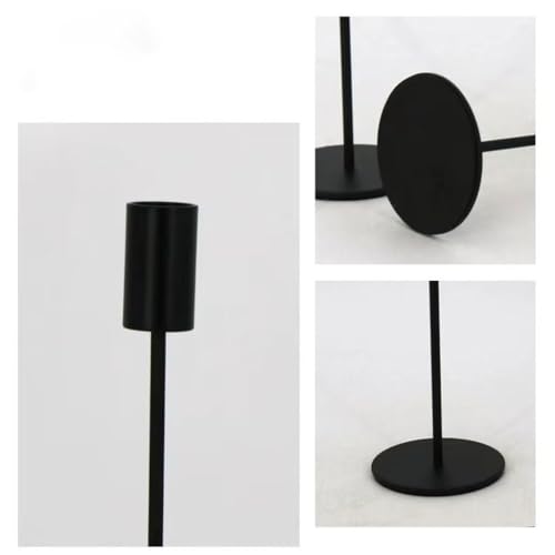 Portavelas de metal dorado para decoración elegante de mesa y centros de mesa, elegante acento para el hogar, perfecto para bodas, fiestas y eventos especiales (juego de 3)