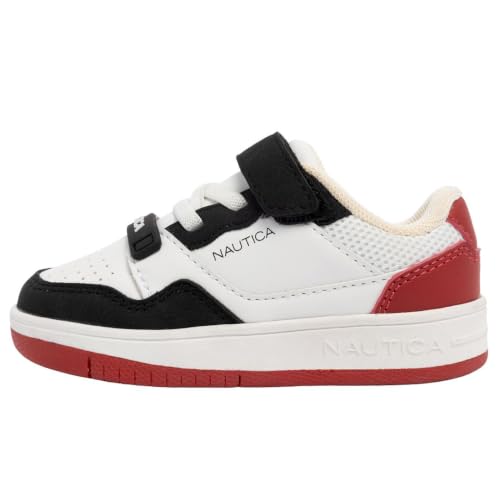 Image of Nautica Kids Adjustable Strap Shoes | Comfortable Casual Sneakers for Boys and Girls, Toddlers & Little Kids