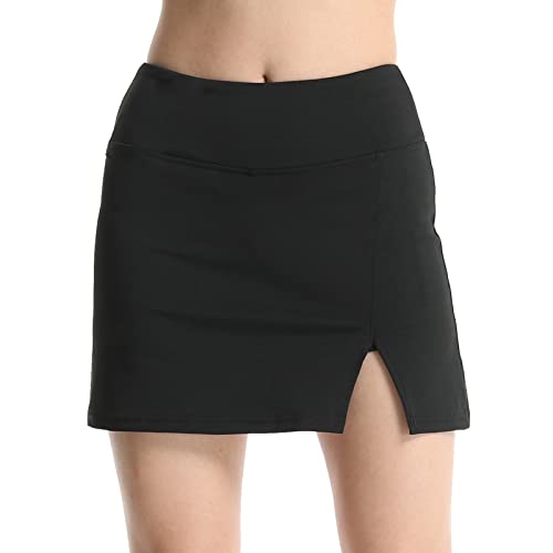 WKLOUYHE Tennis Skirts for Women Golf Athletic Skirts Mini Workout Running Shorts with Pockets