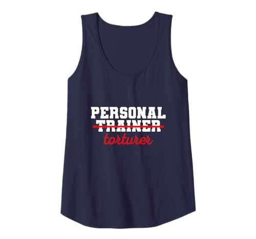 Entrenador personal Torturador divertido gimnasio entrenamiento Camiseta sin Mangas