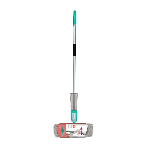 Noviça - Mop Spray Fit e Tecido de Microfibra para Limpeza Rápida, Cabo Articulado e Reservatório Plástico para Inserção do Produto de Limpeza, Bettanin