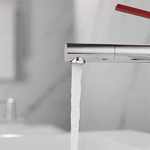 Robinet mitigeur eau chaude et froide pivotant pour routine matinale