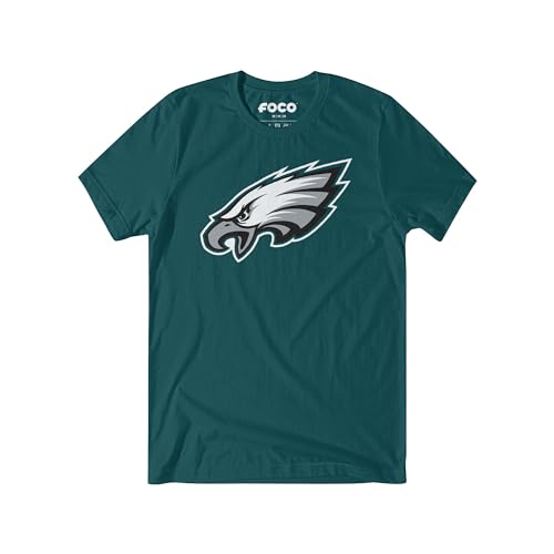 Image of FOCO Men's NFL Team Primary Logo Black Short Sleeve T-Shirt