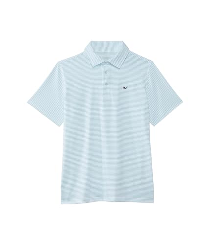 Image of Vineyard Vines Kids Bradley Stripe Sankaty Polo (Toddler /Little Kids /Big Kids)