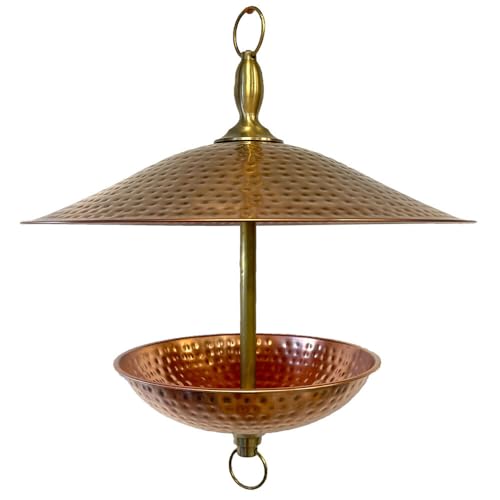 Easy Fill Copper & Brass Bird Feeder (Large)