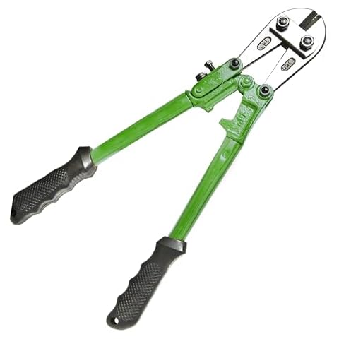 Brackit Heavy Duty 14” Bolt Cutters, 355mm Stainless Steel Mini Cropper Tool with Rubberized Anti-Slip Easy Grip Handles for Mechanics, Carpentry, Building, Plumbing [Colours May Vary] Cover