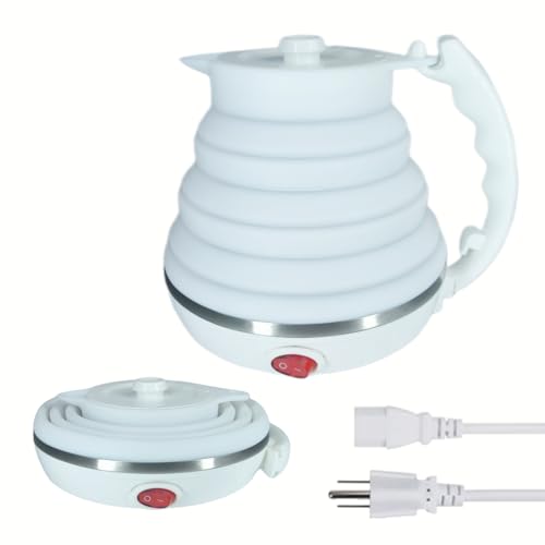 DOFQQG Travel Kettle Electric, Portable Travel Tea...