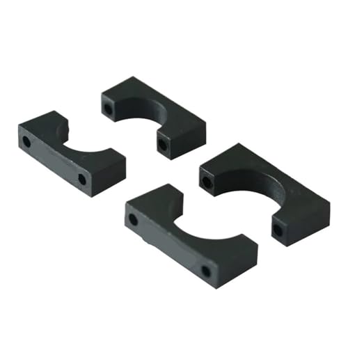 Pince à tube noire 20mm pour drone multirotor et châssis en carbone