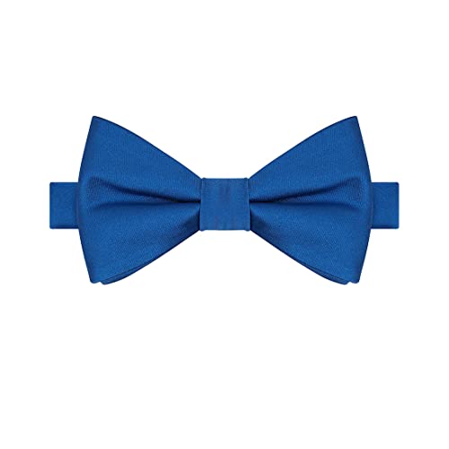 Kissties Boys' Bow Tie Royal Blue Satin Bowtie For Kids Boys Bows + Gift Box #TOP14