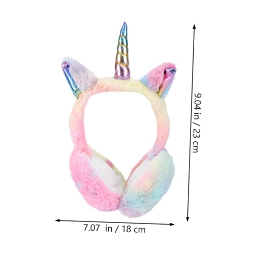 Orejeras de invierno de unicornio para paseos urbanos y días de nieve 4