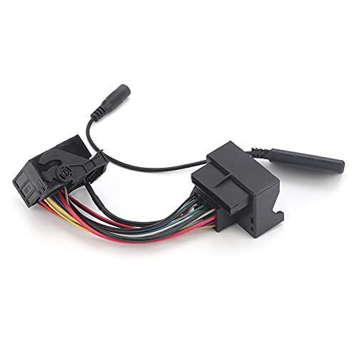 Akozon Bluetooth Adapter,Car Audio Music Adapter, Mikrofonadapter Auxiliary Audio Kabel Auto Mikrofon Adapter Kabel Bluetooth 5.0 AUX Adapter 59,1 Zoll Auto Auxiliary Audio Kabel für CD30 CDC40 CD70