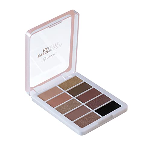 MARS Shimmer and Matte Eyeshadow Palette | 10 Highly Pigmented & Blendable Shades (10.0 gm) (SHADE-02) (Multicolor) - Image 5