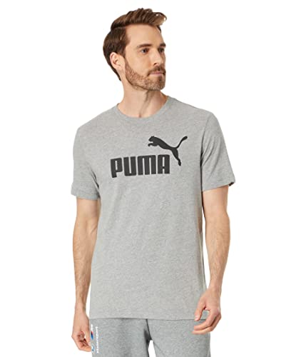 T-shirt Puma homme gris moyen chiné en taille M essentiel