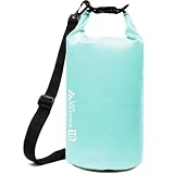 [ラドウェザー] 防水バッグ 5L 10L 15L 20L ドライバッグ 2WAY 3WAY 完全防水 リュック メンズ レディース 軽量 釣り 旅行 海 ジム スポーツ アウトドア (ライトブルー, 10L)