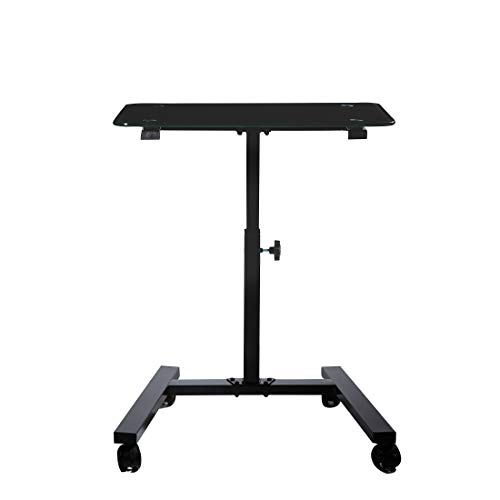 Seville-Classics-Solid-Top-Height-Adjustable-Mobile-Laptop-Computer-Desk-Cart-Ergonomic-Home-Office-Stand-Rolling-Table-Tempered-Glass-24-Black