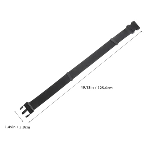 FRCOLOR Unisex Adjustable Stretch Web Belt for Hiking and Outdoor Activities Durable Elastic Design Quick-release Non-metal Buckle Suitable for Travel and Everyday Use2