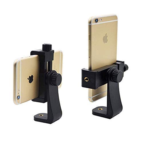 Image of Shahn Camera Stand Clip Bracket Holder Tripod Monopod Mount Adapter for Mobile Phone (Vertical Mobile Holder)