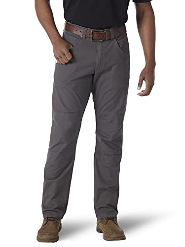 Wrangler Riggs Workwear Men s Straight Leg Utility Pant, Pinstripe Gray, 31W x 30L