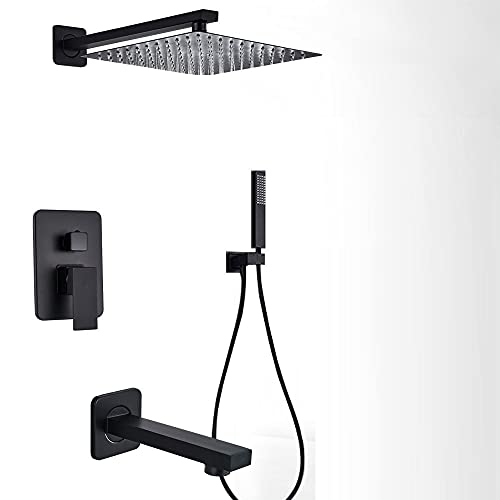 Mitigeur de douche à effet pluie avec bec rotatif 3 voies pour un confort optimal