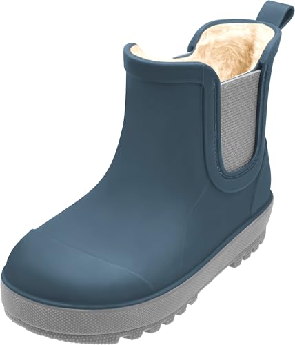 Playshoes Jungen Unisex Kinder Warmfutter Gummistiefel, TPE Marine, 23 EU Playshoes Jungen Unisex Kinder Warmfutter Gummistiefel, TPE Marine, 23 EU