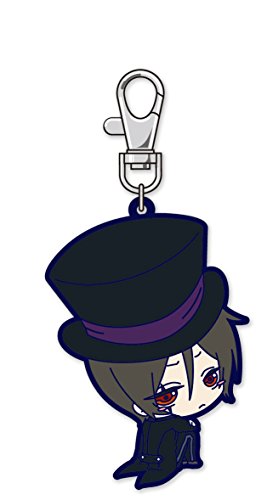 Mascotte caoutchouc Sebastian Black Butler Livre du Cirque pour collectionneur manga