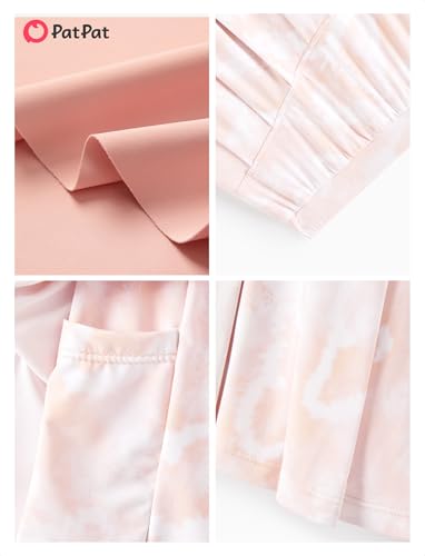 Image of PATPAT Girls Tennis Skirt Sets Moisture Wicking Tank Tops and Pleated Skirts 2 Piece Outfits Activewear Sets 5-12 Years