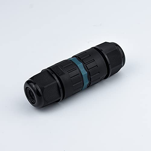 Anschlussdose externer wasserdichter IP68-Kabelstecker 3-poliger M25-Stecker Kabelbereich 9 bis 12 mm externer Kabelkasten 1 Cover