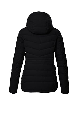 killtec Damen Steppjacke mit abzippbarer Kapuze/Funktionsjacke ist wasserabweisend KOW 10 WMN QLTD JCKT, schwarz, 36, 41807-000