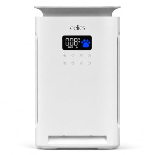 Image of Aura Smart Air Purifier for Home & Office Up to 1650 Sq Ft | Goolgle & Alexa | 5-Stage True HEPA H13 Filtration | Real Time AQI | SmartLife App Wifi | Pet Mode | Aromatherapy | Powerful Mode