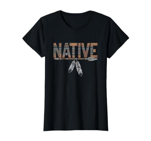Native Indian American Pride Indigenous Heritage History Day T-Shirt, Women, Black, Large