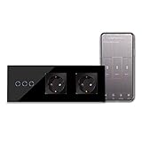 Schuko Socket: No es inteligente, no puede conectarse a WLAN. Soporte AC 16Amp 250V Max. Base de PC a prueba de fuego segura, con protección infantil, metal de timbre de fosfork en el interior, alrededor de una base con la mejor conductividad y seguridad.