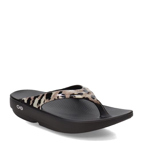 Image of OOFOS OOlala Women's Sandal - Lightweight Recovery Footwear - Reduces Stress on Feet, Joints & Back - Machine Washable