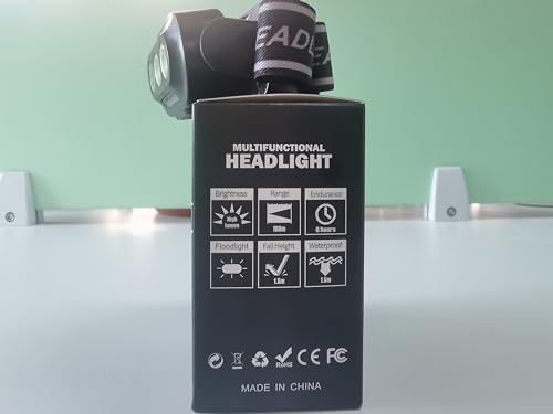 COPIC Torcia Frontale 1100 lumen, Lampada LED