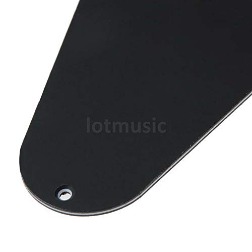 Guitar Parts 2 Sets Replacement PRS SE Electronics Backplate Cavity Cover,3ply Black