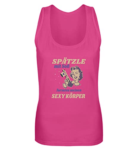 Cadeau de Souabe original : débardeur femme XL rosé proverbes drôles