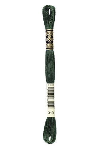 Dmc 6-Strand Embroidery Cotton 8.7yd-Very Dark Pistachio Green