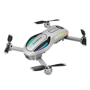 Gerbala Drohne, RC Drohne mit Doppelkameras 8K HD für Kinder, WiFi 30fps Quadcopter für Anfänger, mit 2 Akku Bürstenloser Motor Ein-Tasten-Start/Landung Optischer Fluss Hindernisvermeidung (A1182)
