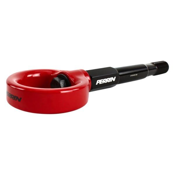 Perrin Performance Aluminum Front Tow Hook Kit Red Compatible with 15-17 Subaru WRX/STI, PSP-BDY-232RD