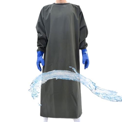 Tablier imperméable avec manchettes en PVC pour plonge et laboratoire